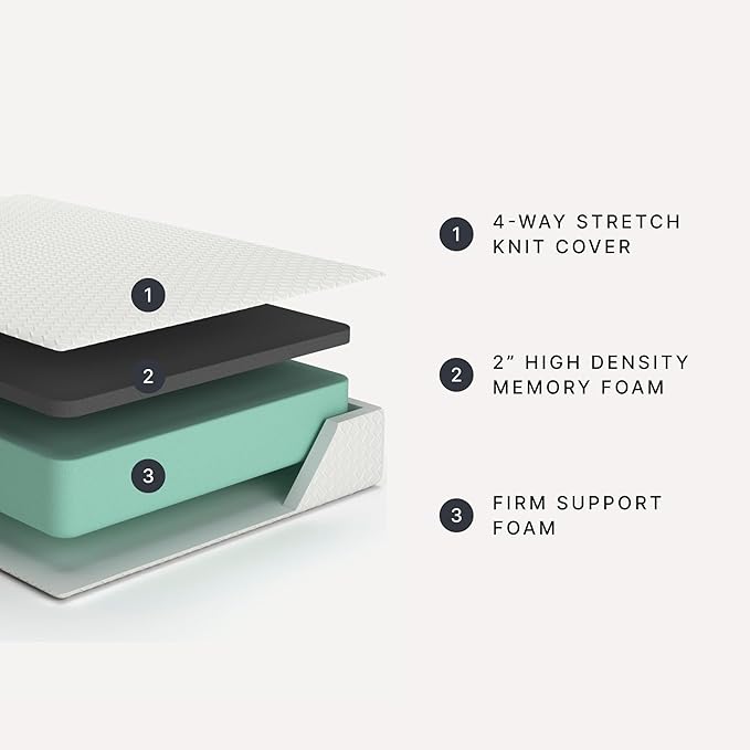 Signature Design by Ashley Chime Memory Foam 12" King Mattress with Thick Memory and Support Foam for Pressure Relief, Fiberglass Free, Mattress In A Box
