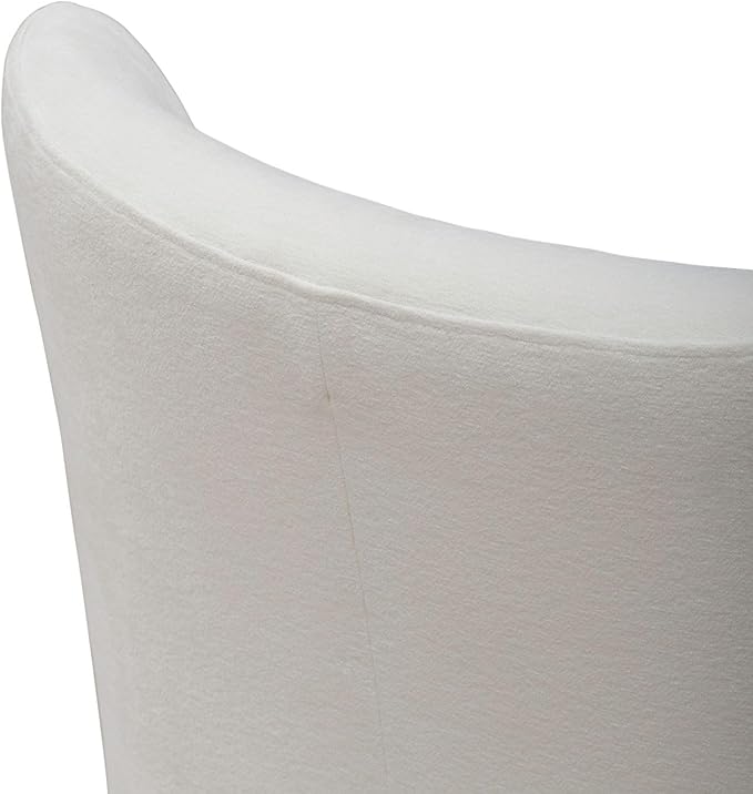 Liberty Furniture Accent Dining Chairs with Castors - Rounded Back - Ivory Upholstry - Set of Four