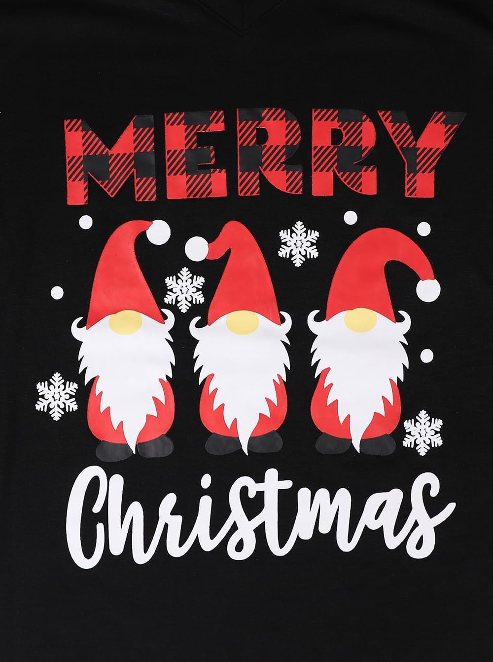 Tobrief Women's Long Sleeve V-Neck Shirts Fall Graphic Tees Loose Casual T-Shirt