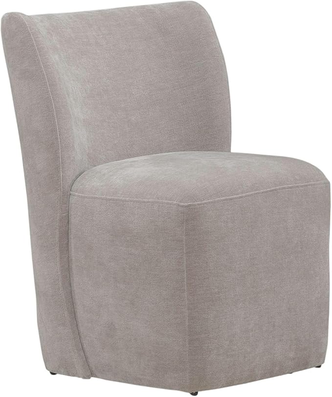 Liberty Furniture Accent Dining Chair with Castors - Rounded Back - Truffle Upholstry