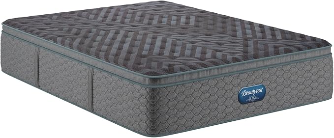 Beautyrest Days End Medium Firm Pillow Top 14.75" Mattress - King - Cooling Tech, Supportive Durable Pocketed Coils, Pressure Relief, Motion Separation; 100 Night Sleep Trial and 10 Year Warranty