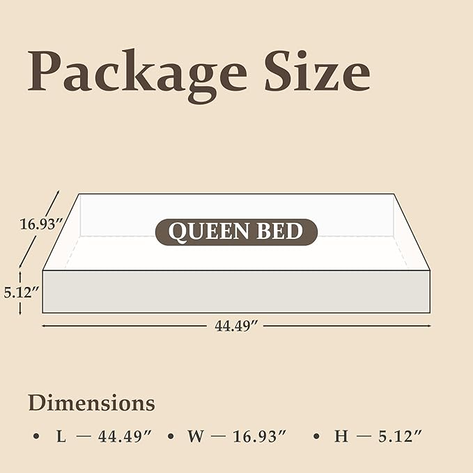 Queen Bed Frame with Headboard and Footboard, Metal Platform Bed Frame with Under Bed Storage, All-Metal Support System, No Box Spring Needed, Easy Assembly,Vintage Grey