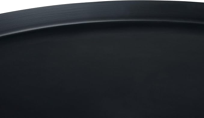SIMPLIHOME Monet Industrial 18 inch Wide Metal Accent Side Table in Black, Fully Assembled for the Living Room and Bedroom