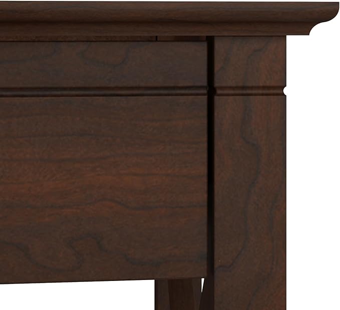 Bush Furniture Key West Nightstand with Drawer, Bing Cherry