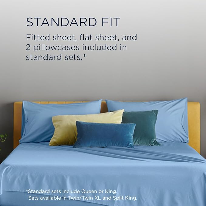 TEMPUR ProAir Sheet Set Blue Azure - Cal King