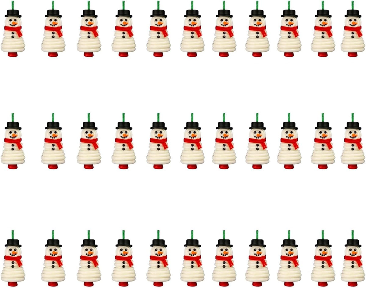 DIY Christmas Button Ornament Making Set - Snowman/Santa/Angel, Fun Holiday Craft Kit for All Ages, Ideal Xmas Tree Hanging Decor & Festive Gifts (30 pcs-C)
