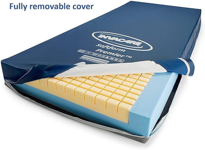 Invacare IPM1084 Softform Premier Hospital Bed Mattress, 36" Width, 84" Length