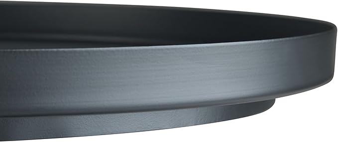 SIMPLIHOME Monet Industrial 18 inch Wide Metal Accent Side Table in Black, Fully Assembled for the Living Room and Bedroom