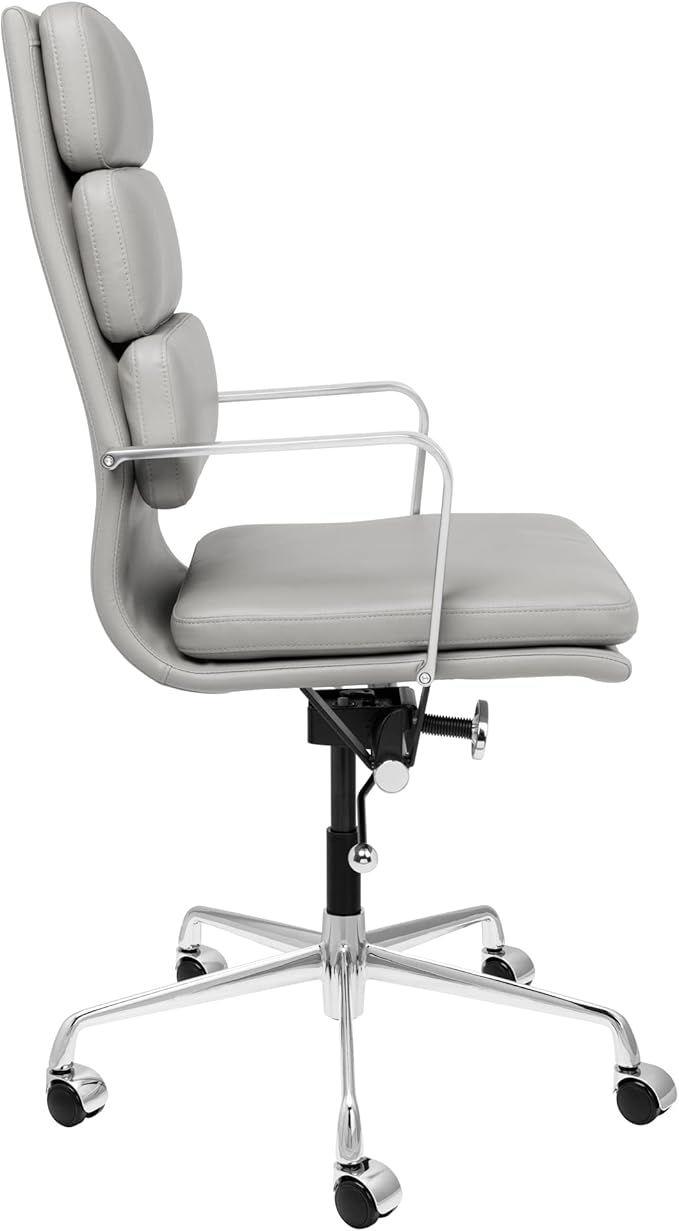 Laura Davidson Furniture SOHO II Tall Back Padded Management Chair (Grey)