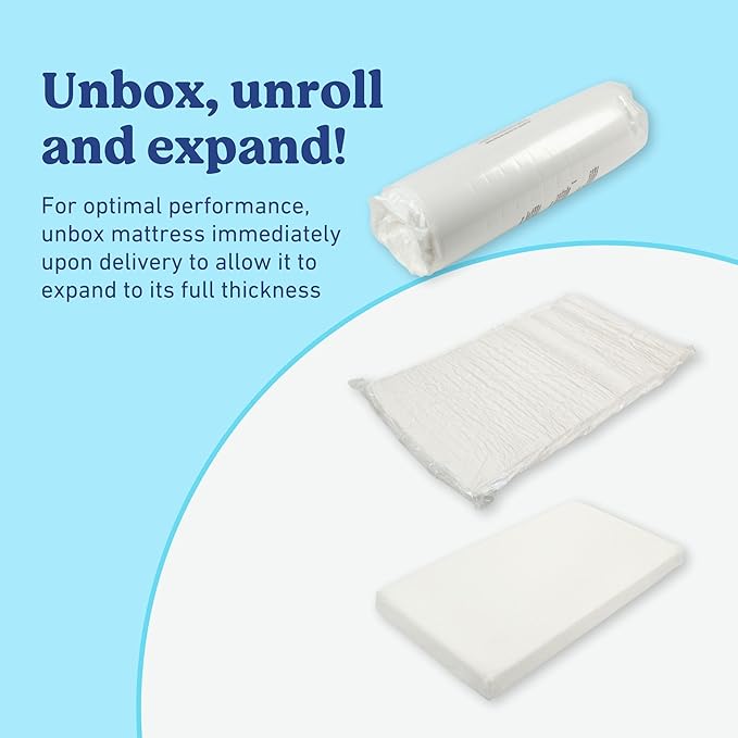 Graco Premium Crib Mattress & Protector Value Bundle (2-Pack) – Includes GREENGUARD Gold Certified Crib & Toddler Mattress, GREENGUARD Gold Certified Waterproof Protector