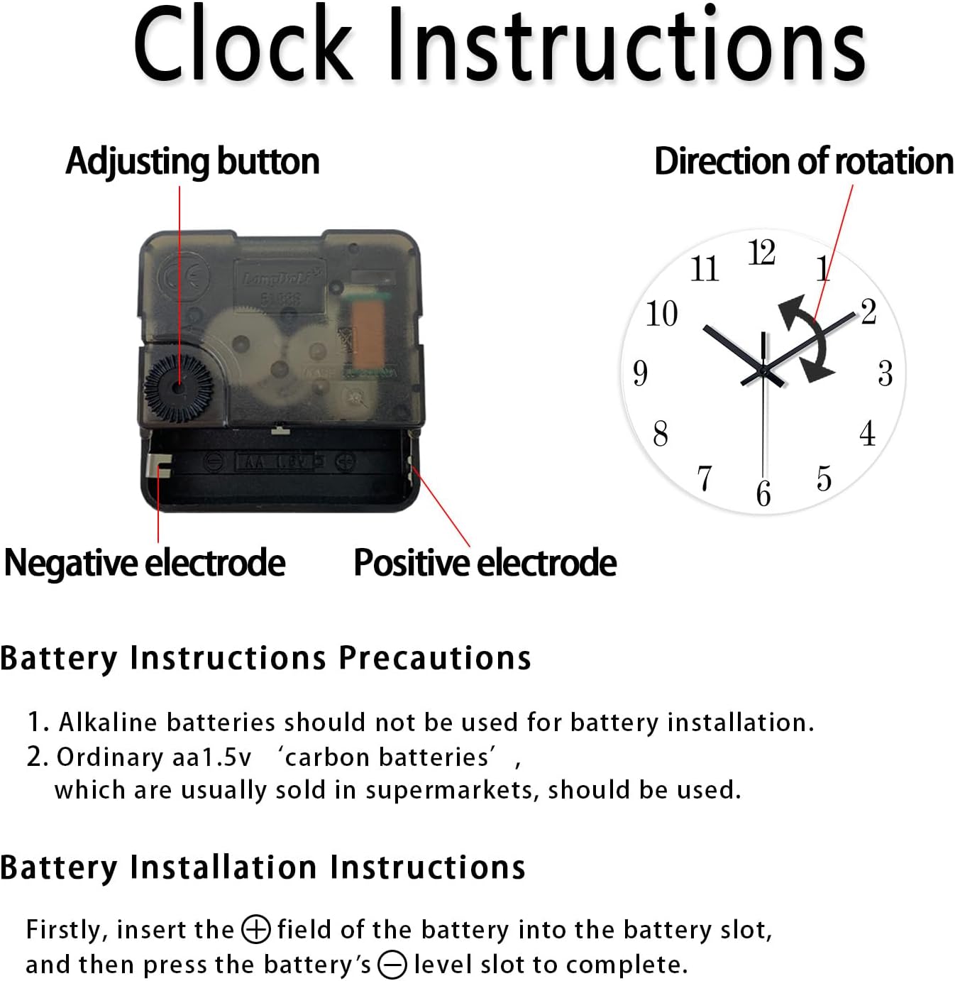 Glass Wall Clocks Battery Operated 14 Inch Modern Abstract Wall Clock for Bedroom Blue Wall Clock Silent Non Ticking