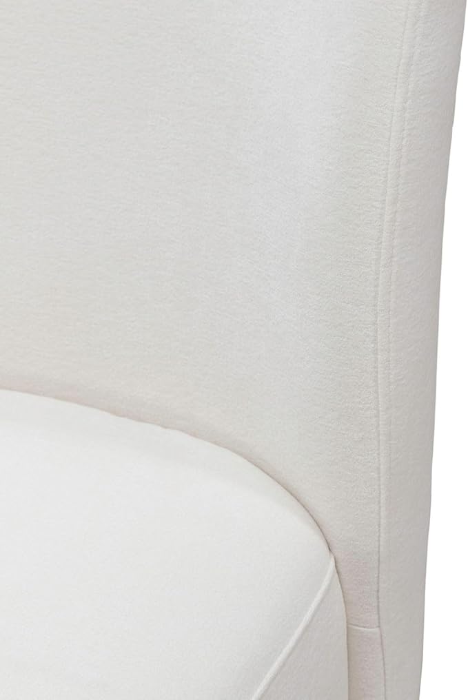 Liberty Furniture Accent Dining Chairs with Castors - Rounded Back - Ivory Upholstry - Set of Four