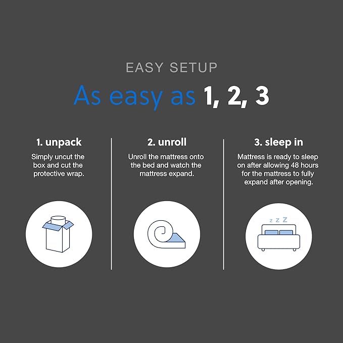 Signature Design by Ashley Queen Size Chime 10 Inch Medium Firm Hybrid Mattress with Cooling Gel Memory Foam for Pressure Relief, Fiberglass Free, Mattress In A Box