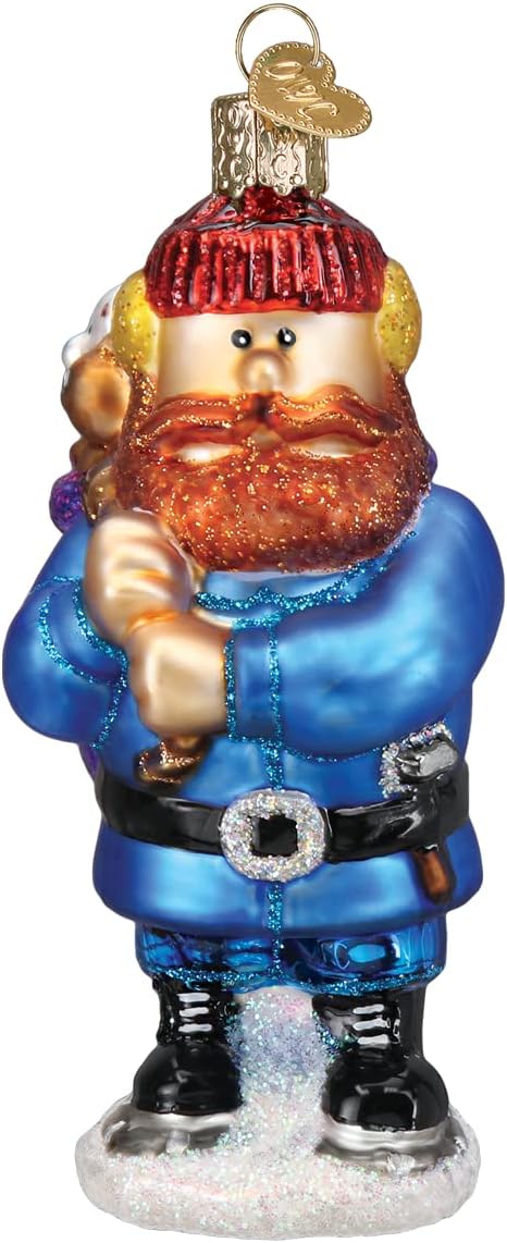 Old World Christmas Rudolph The Red-Nosed Reindeer Yukon Cornelius Glass Blown Ornament for Christmas Tree