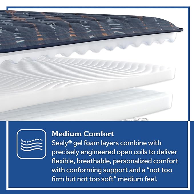 Sealy Warner 12" Medium Tight Top Innerspring Mattress - King