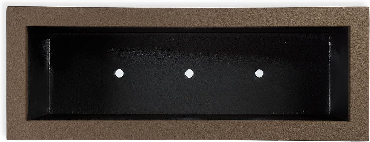 PolyStone Milan Tall Modern Outdoor/Indoor Rectangular Trough Planter, 17" L X 46" W X 19" H, Lightweight, Heavy Duty, Weather Resistant, Polymer Finish, Commercial and Residential (Chocolate Brown)