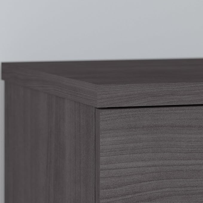Bush Furniture 60-inch Home Office Desk with Drawers, Large Computer Table with Storage, Transitional Style, Somerset Collection, Storm Gray