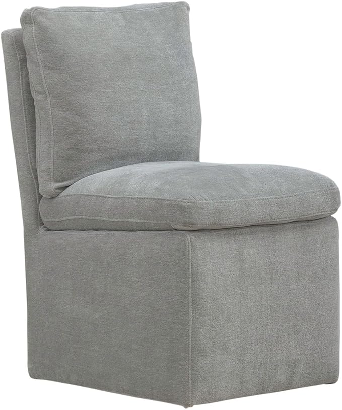 Liberty Furniture Accent Dining Chair with Castors - Squared Back - Sapphire Upholstry