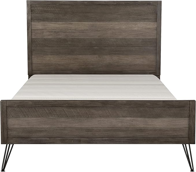 Lexicon Leavitt Panel Bed, Cal King, Gray