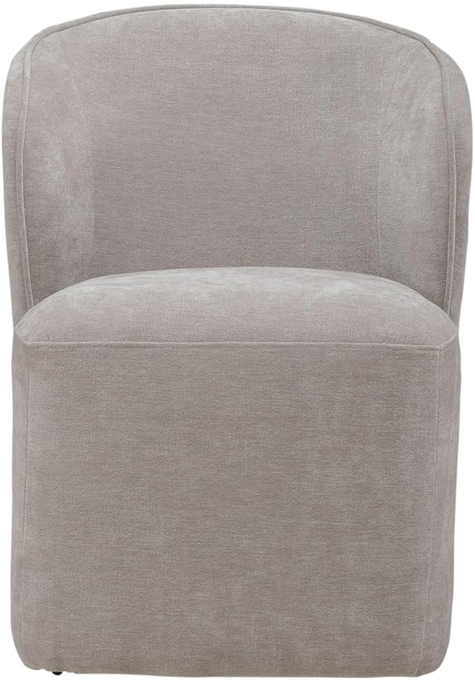 Liberty Furniture Accent Dining Chair with Castors - Rounded Arm - Truffle Upholstry