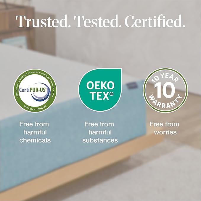 LIFEMENT Basic Twin Cooling Gel Infused Memory Foam Mattress in a Box | Medium Firm Bed, Fiberglass Free, Certified Pressure Relief Foam, Cooling Comfort Sleep, 12 Inch