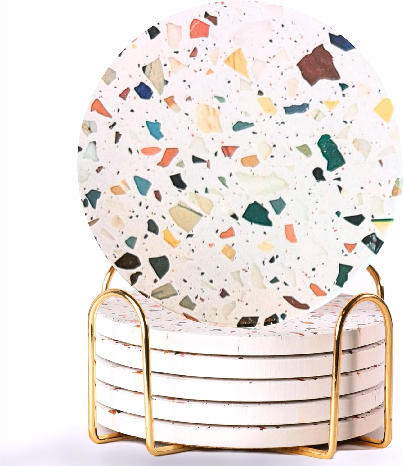 ilohaus Terrazzo Drink Coasters
