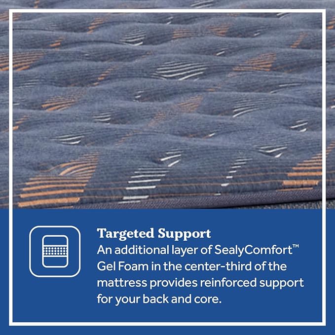 Sealy Warner 14" Soft Pillowtop Innerspring Mattress - California Twin