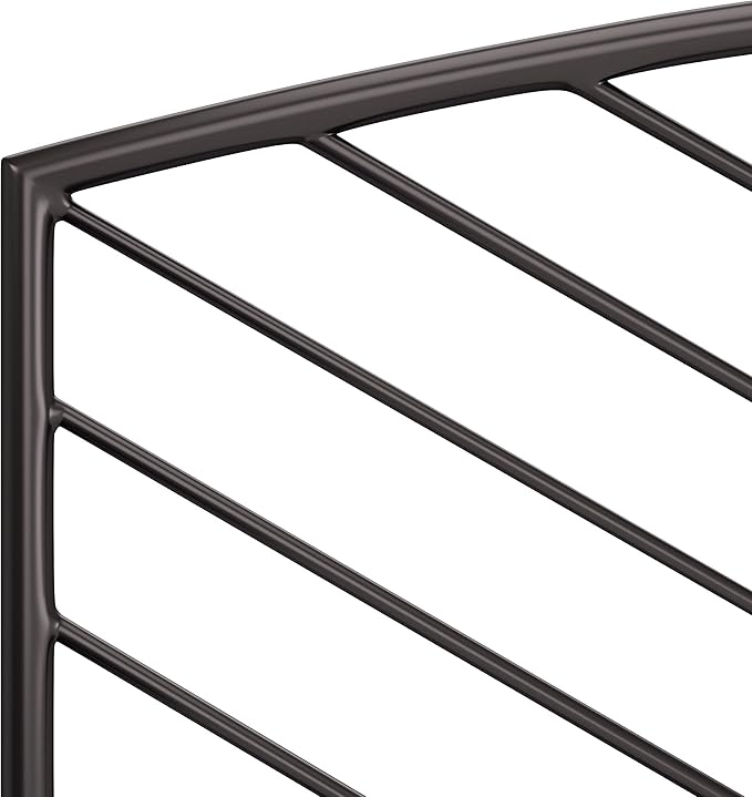 Hillsdale Essex Queen Metal Headboard, Gray Bronze, 2346-570