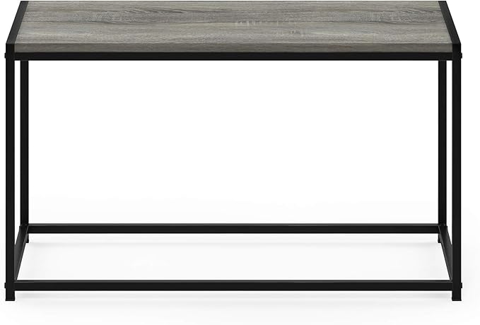 FURINNO Camnus Modern Living Coffee Table, French Oak Grey