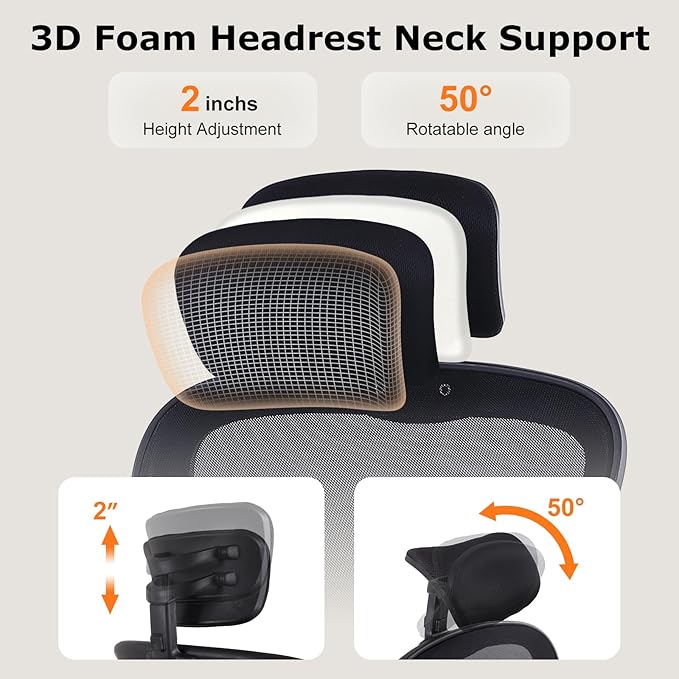 2 Pack Office Chair Ergonomic Desk Chair Comfort Adjustable Height with Wheels，Lumbar Support Mesh Swivel Computer Home Office Chair,Conference Room Chairs