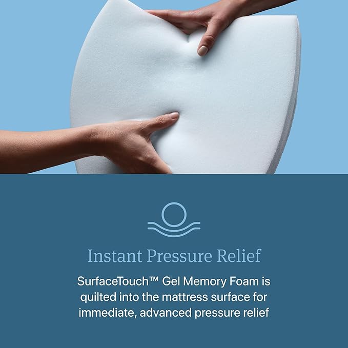Beautyrest Days End Plush 14" Mattress - Cal King - Cooling Tech, Supportive Durable Pocketed Coils, Pressure Relief, Motion Separation; 100 Night Sleep Trial and 10 Year Warranty