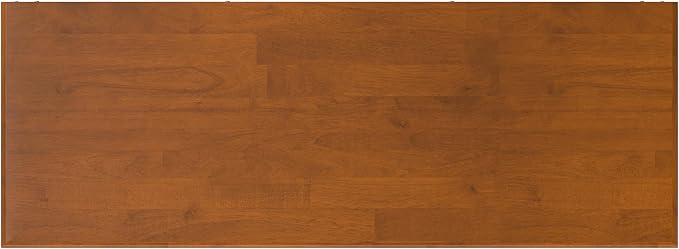 SIMPLIHOME Draper Storage Bench - 44 inch Wide Solid Wood Entryway Bench in Teak Brown, Mid Century Hallway Bench for Living Room with Flip-Down Door and 3 Cubbies