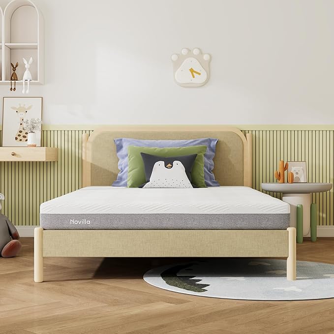 Novilla Full Mattress, 6-Inch Gel Memory Foam Mattress for Cool Night Sleep & Pressure Relief, Medium Firm Full Size in a Box, Bliss