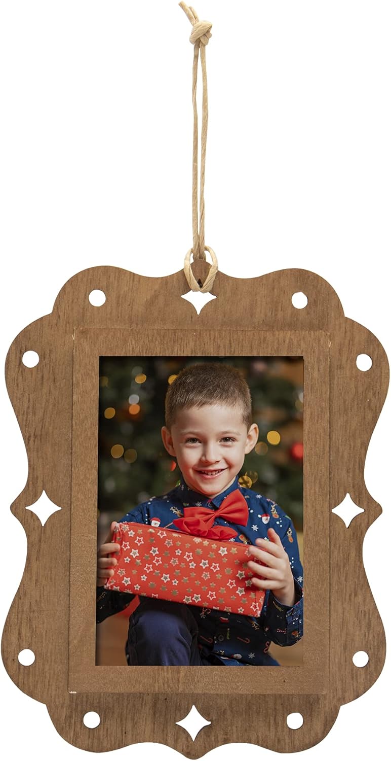 Wood Rectangle 2" x 3" Photo Ornaments - Pack of 10