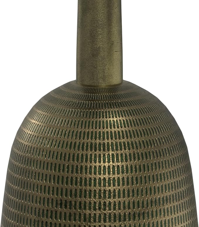 SIMPLIHOME Amalie Metal Side Table in Green Patina, 16-inch Round, 23.5-inch Tall, Vintage-Inspired Cast Aluminum Accent Table for Living Room