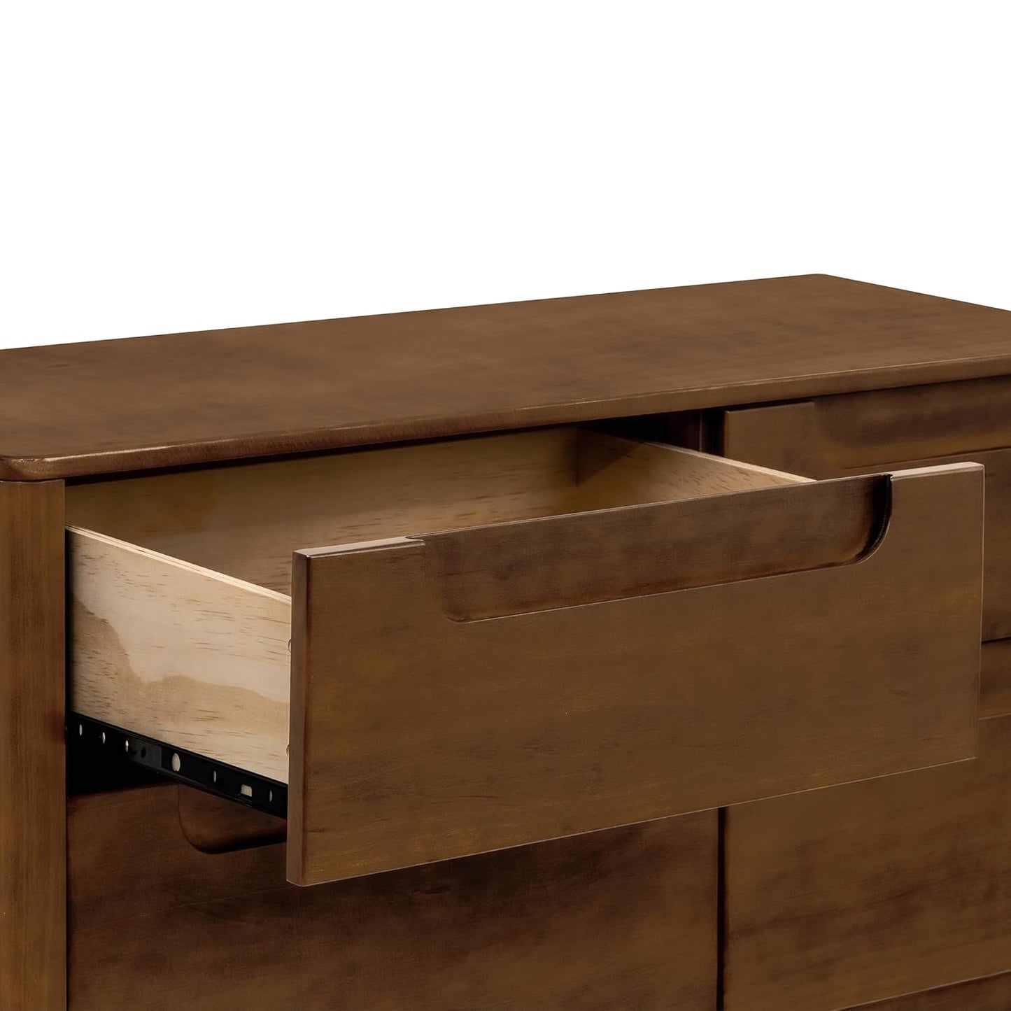 babyletto Yuzu 6-Drawer Dresser in Natural Walnut, Greenguard Gold Certified