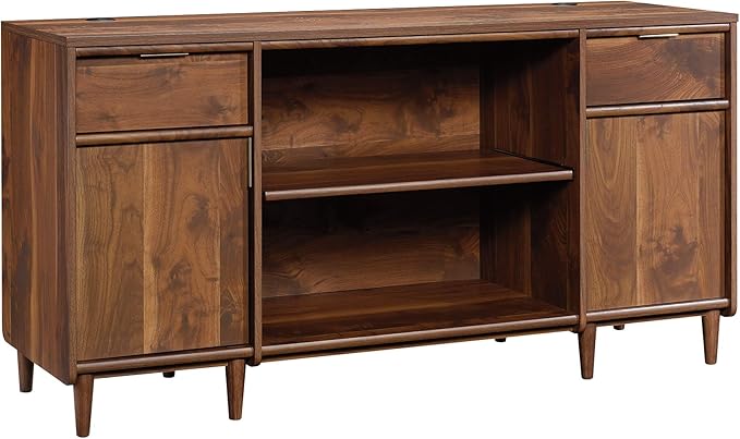 Sauder Clifford Place Credenza, Grand Walnut finish