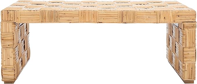 Safavieh Home Collection WIK6503 Table, Honey Natural/Kubu