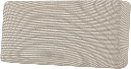 H.VERSAILTEX Super Stretch Individual Seat Cushion Covers Sofa Covers Couch Cushion Covers Slipcover Sets Thick Jacquard Textured Twill Fabric (1 Piece Sofa Cushion Cover, Island Fossi)