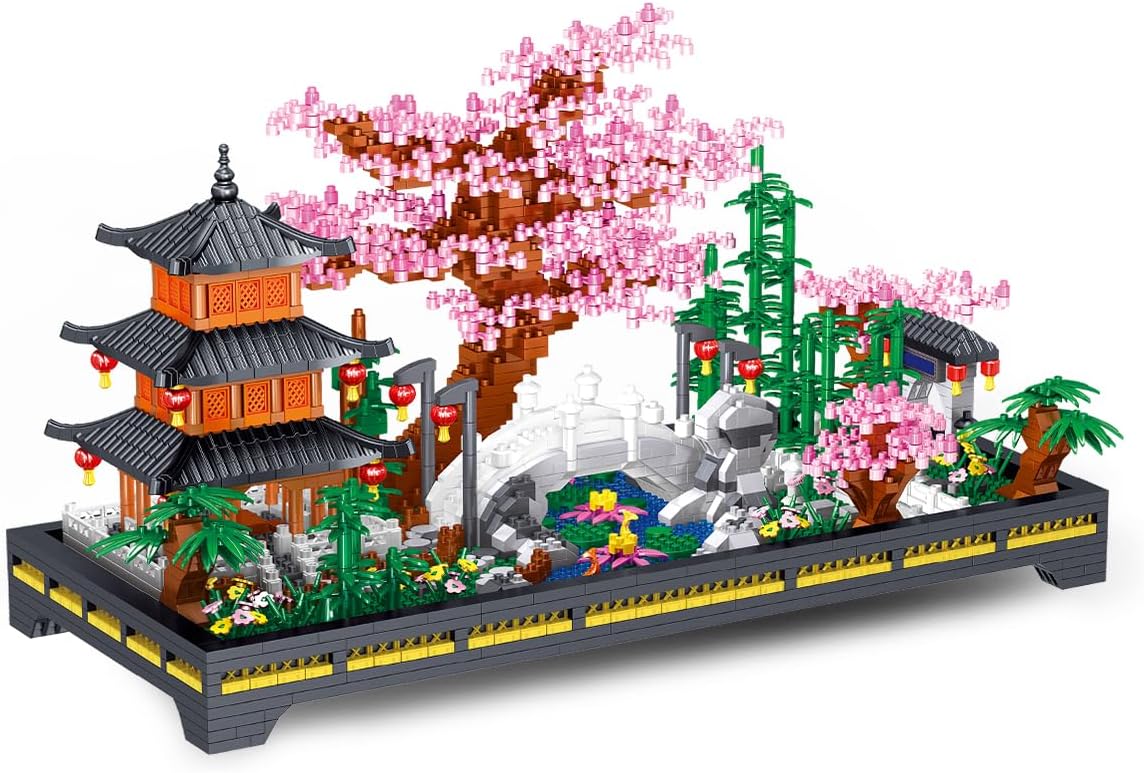 DAHONPA Zen Forest Garden Micro Mini Building Blocks Model Kit (2805 Pieces), Architecture Gift for Kids and Adults