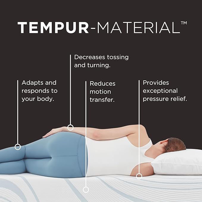 TEMPUR-Adapt 2.0 Medium 11 inch Memory Foam Mattress, Twin XL