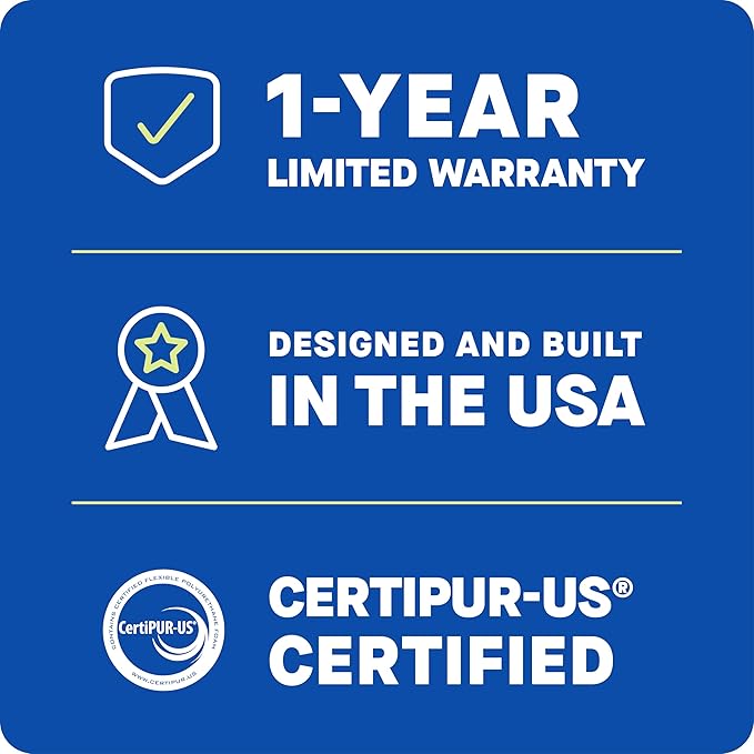 Sealy Dreamlife 3” Gel Memory Foam California King Mattress Topper with 1” Quilted Cooling Cover, SealyComfort Gel Foam, SealyCool Poly Blend Cover