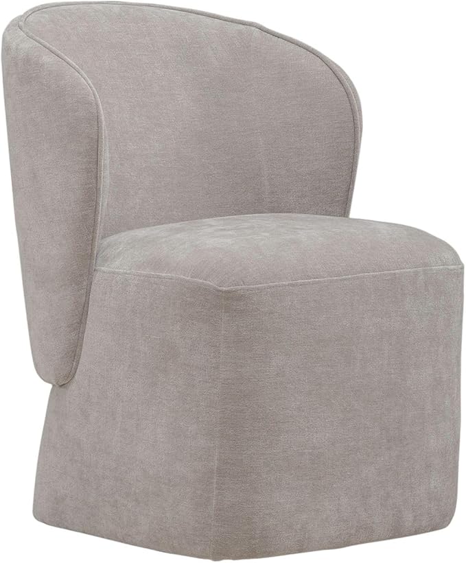 Liberty Furniture Accent Dining Chairs with Castors - Rounded Arm - Truffle Upholstry - Set of Four