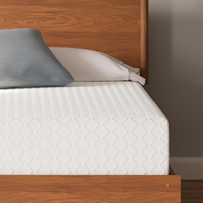 Signature Design by Ashley Chime Memory Foam 12" Queen Mattress with Thick Memory and Support Foam for Pressure Relief, Fiberglass Free, Mattress In A Box