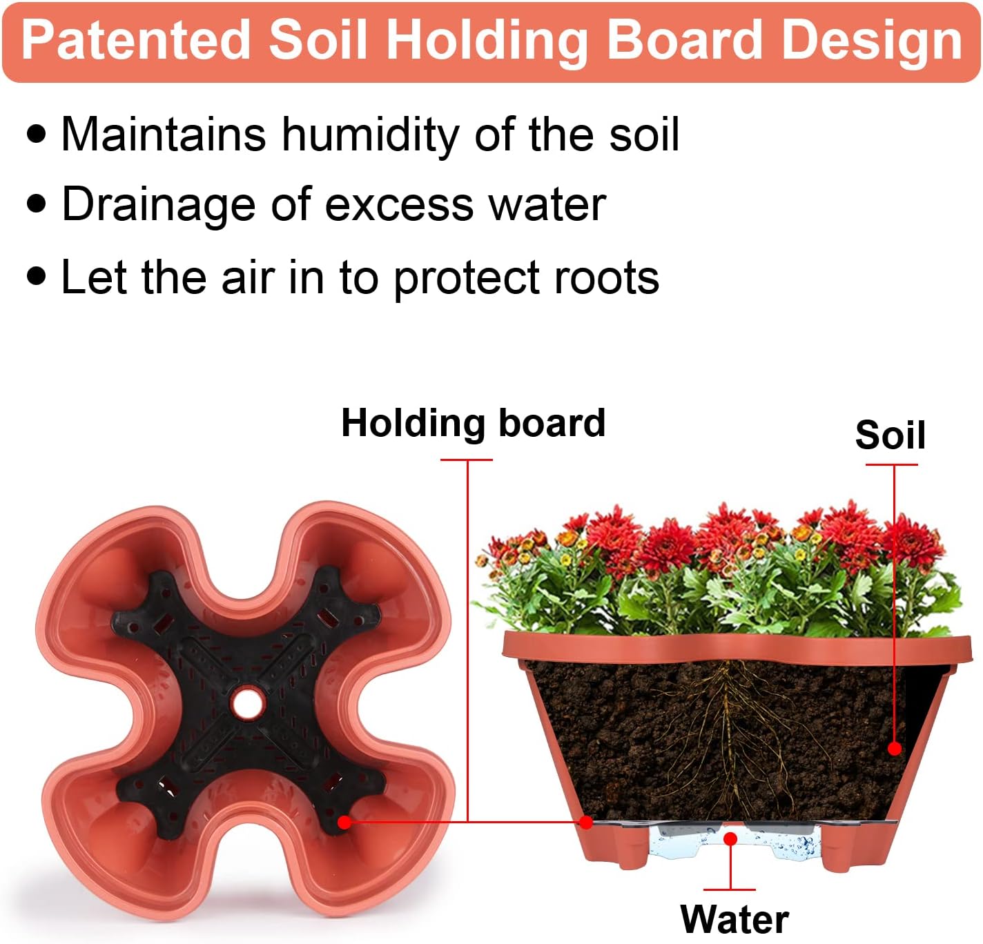 Vertical Planter 7 Tier Stackable Planters Garden Planters Strawberry Herb Flower and Vegetable Planter Indoor Outdoor Gardening Pots with Removable Wheels and Tools 2-Pack
