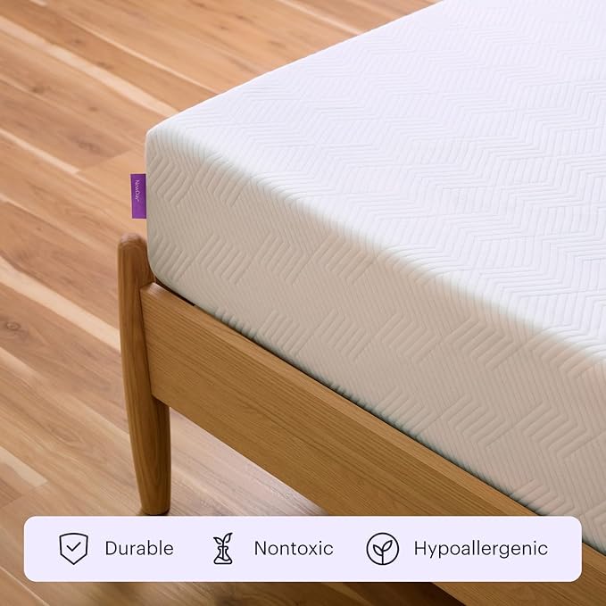 PurpleFlex Twin Mattress – 8" GelFlex Grid, Better Than Memory Foam, Temperature Neutral, Responsive, Breathable, Pressure Relief, Made in USA