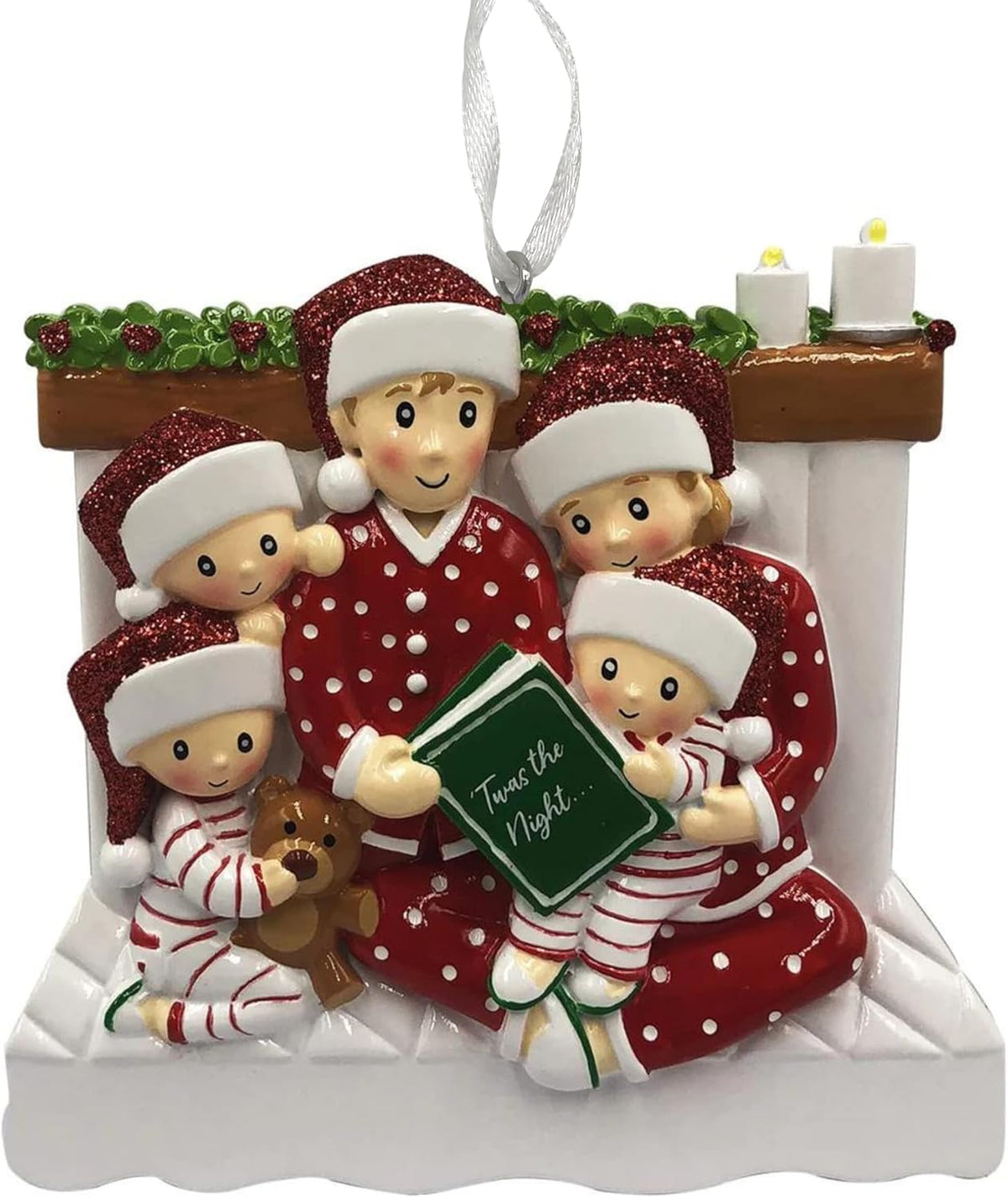 2025 Family Christmas Ornament – Personalized Ornament for Families – Custom Family Ornament – Holiday Tree Decoration Keepsake Gift (Family of 5)