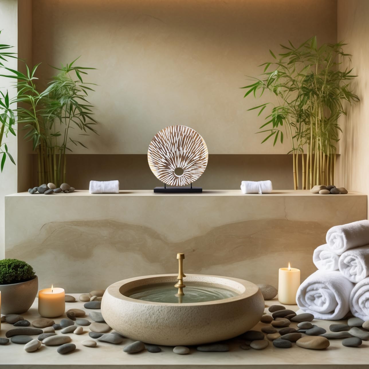 Decozen Handcrafted Solid Wood Sculpture Ideal for Home, Mantel, Fireplace, and Foyer Decor - Valentines Day Gifts