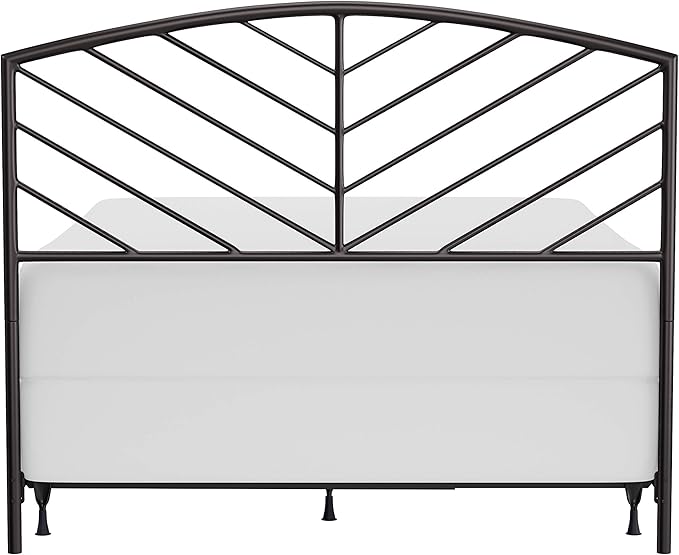 Hillsdale Essex Metal Frame, Queen Headboard, Gray Bronze