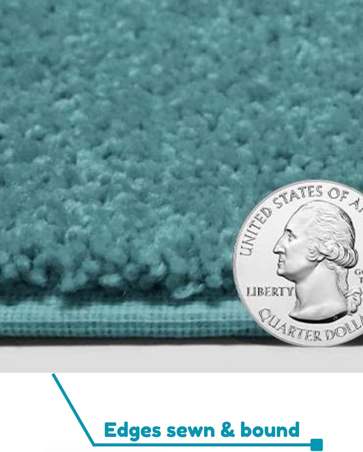 KOECKRITZ Soft and Colorful Kids Classroom Area Rugs (Passes Flammability Pill Test) Many Sizes and Bright Colors to Select from (11' Round, Surf)